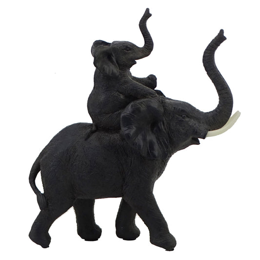 Savanna Elephant Carrying Child