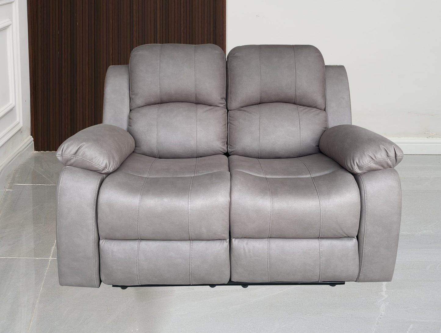 Valor 2 Seater Manual Recliner - Grey