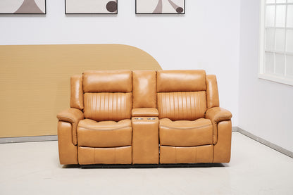 Paragon Power Motion 2 Seater Recliner - Tan Faux Leather