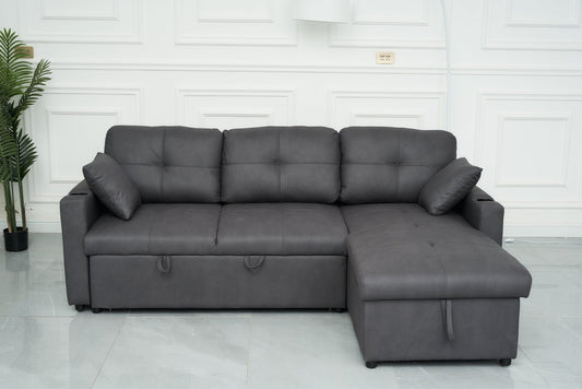 Romy Sofa Bed - Charcoal