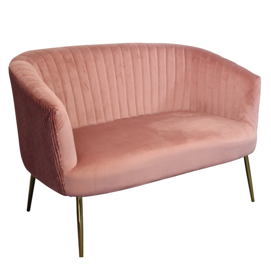 Perla 2 Seater Sofa - Pink