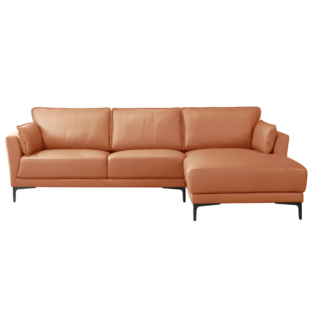 Montgomery 2.5 Seater Sofa & Chaise - Tan