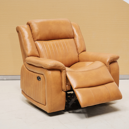 Paragon Power Motion Recliner - Tan Faux Leather