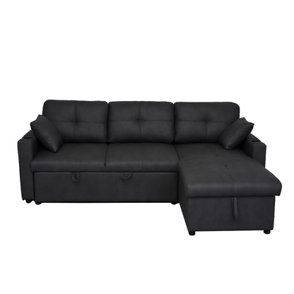 Romy Sofa Bed - Black