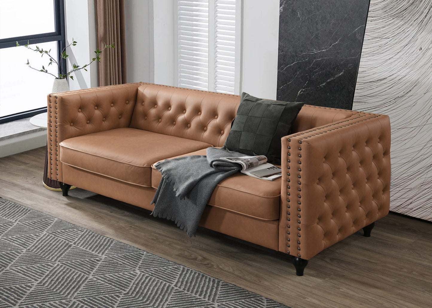 Mayfair 3 Seater Sofa - Tan