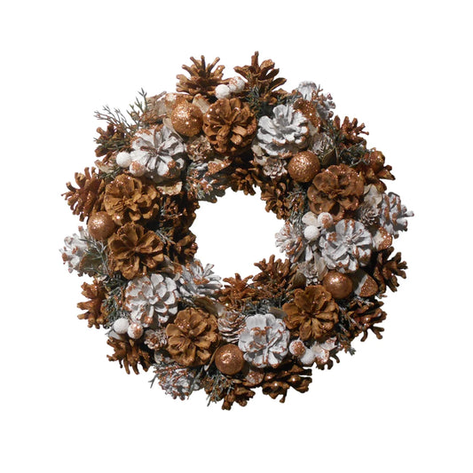 Metallic Woodland Wreath