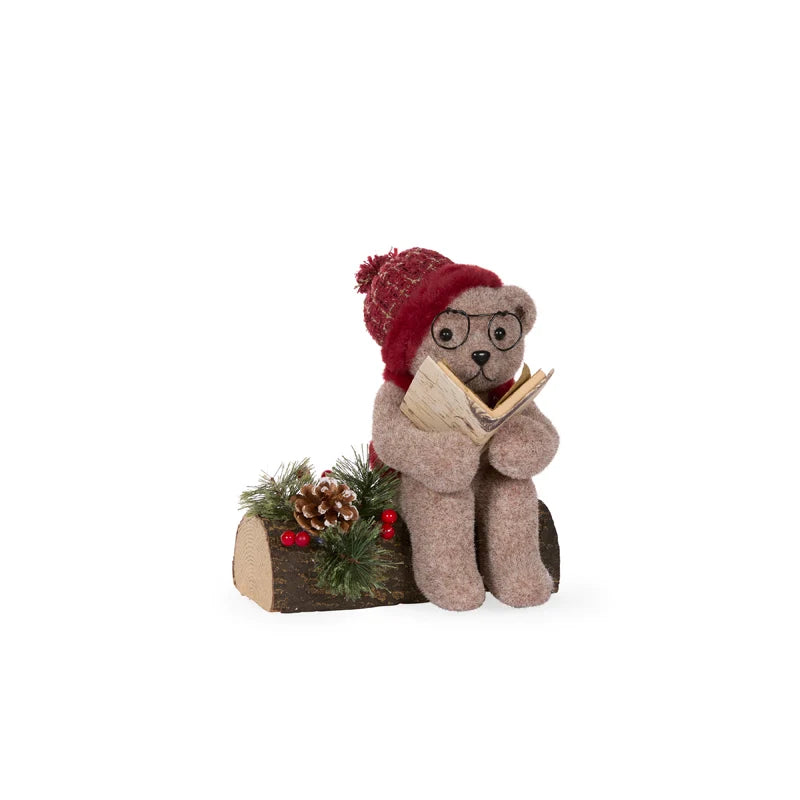Nana Bear on Log