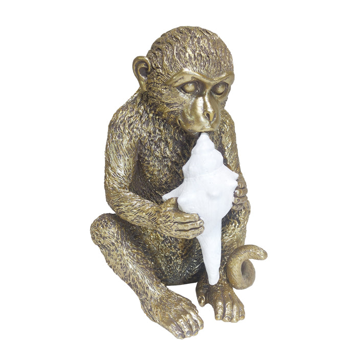Nairobi Monkey with Shell Trumpet