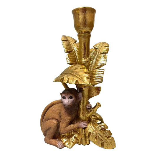 Lorimer Resin Monkey Candle Holder