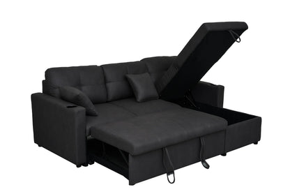 Romy Sofa Bed - Black