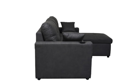 Romy Sofa Bed - Black