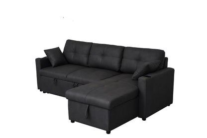 Romy Sofa Bed - Black