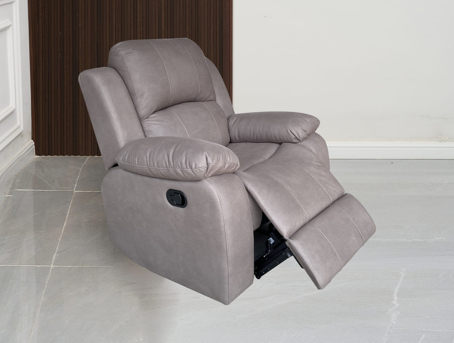 Stylish Valor Manual Recliner - Truffle