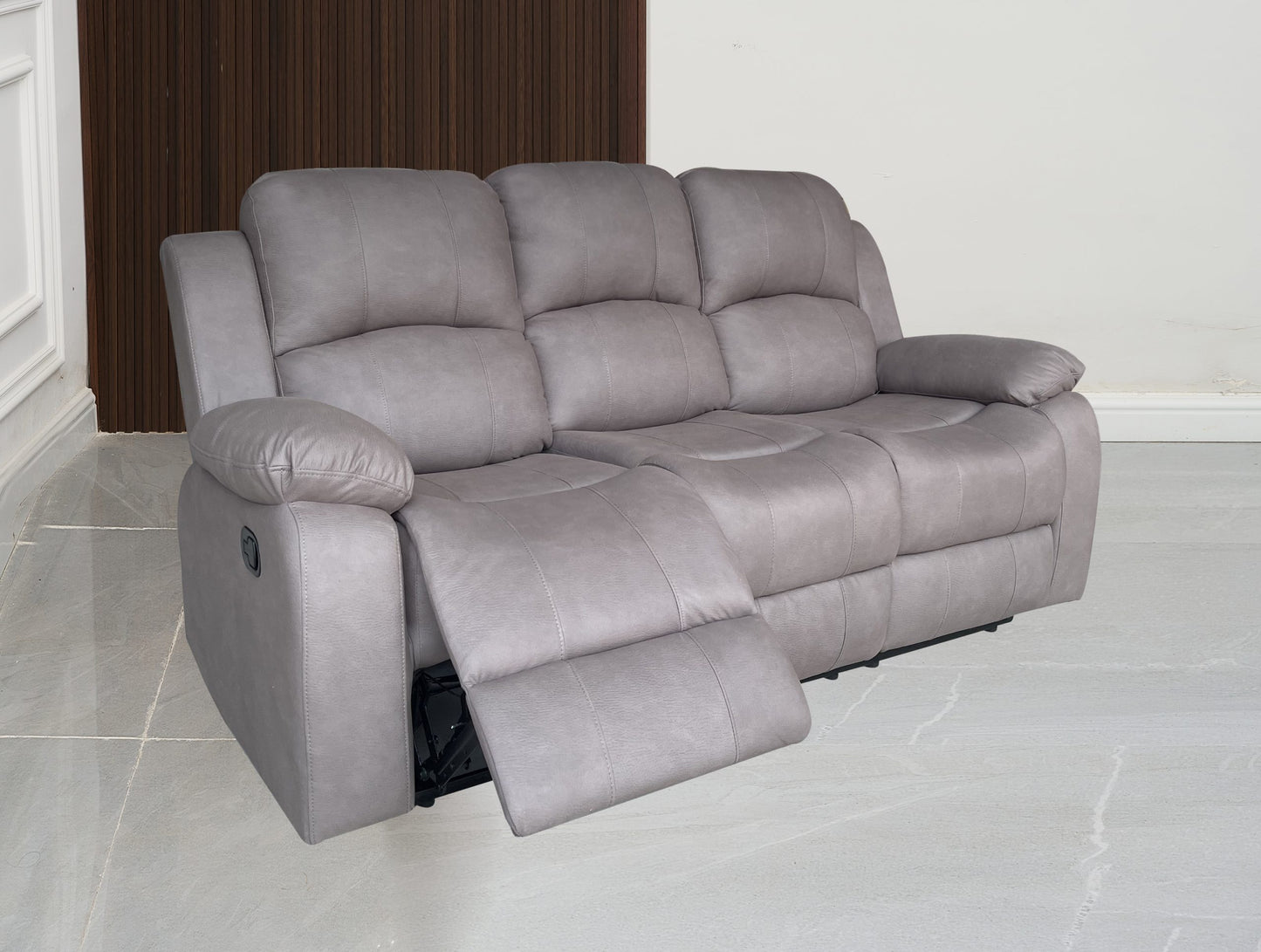 Valor 3 Seater Manual Recliner - Truffle