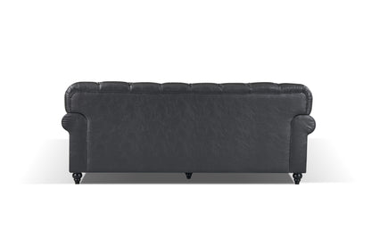 Barclay Chesterfield 2 Seater Sofa - Black